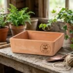 Sprout and Soil Rectangular Terracotta Succulent & Bonsai Planter Pot - Image 3